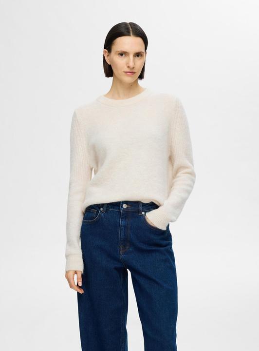 Produktbild Selected Femme Slfsia Ras Ls Knit O-Neck Noos (XS)