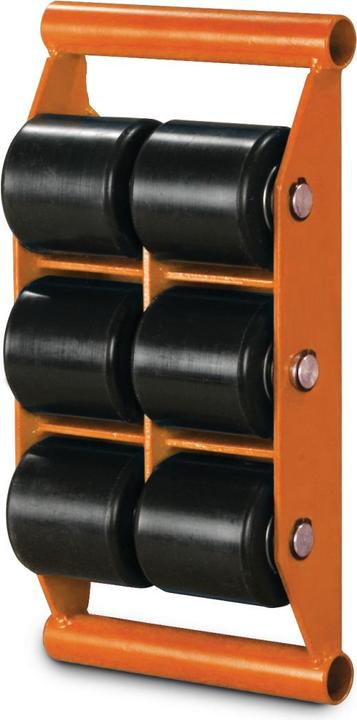 Image du produit Unicraft Rouleau de transport TR 6 6 roues, surface en caoutchouc Capacité de charge max. 6 t (6000 kg)
