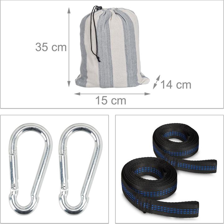 Produktbild Relaxdays Hängematte XXL (300 kg)