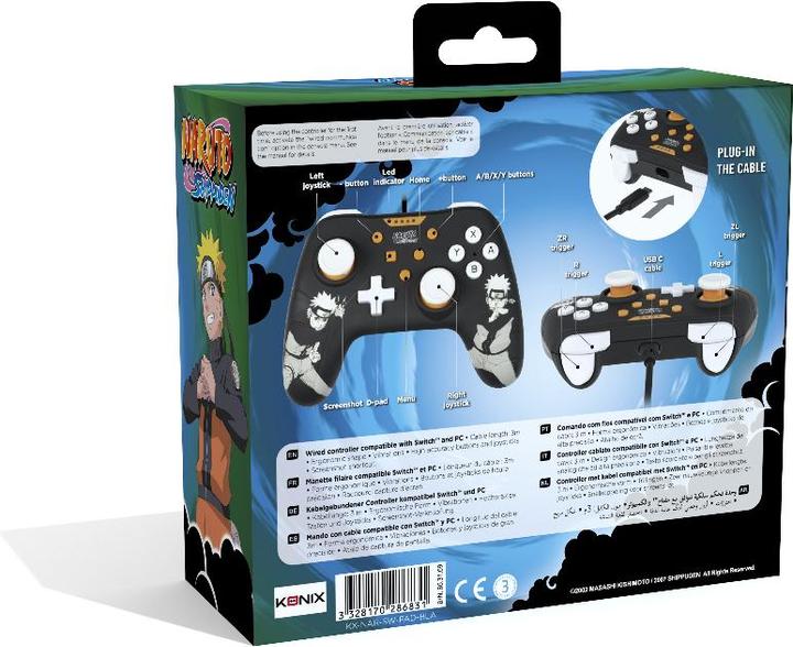 Immagine prodotto Konix Naruto Gamepad (PC, Switch)