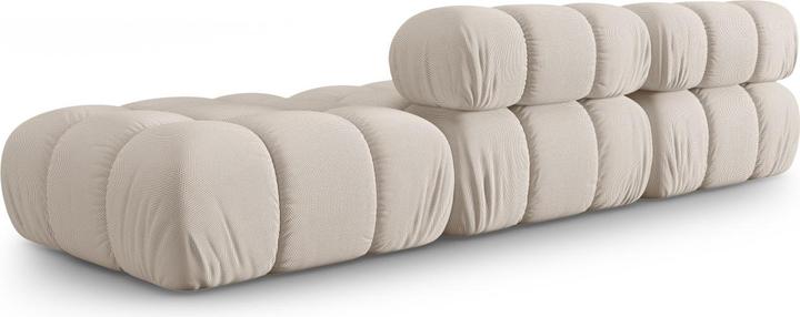 Actual product image Micadoni Right Modular Sofa, "Bellis", 4 Seats, 282x94x70Made in Europe (2 person sofa, 3-seater, 4-seater)