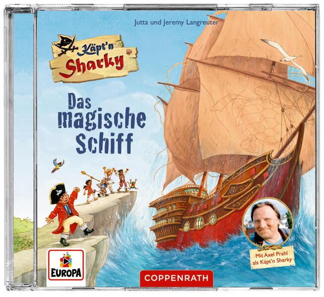 Immagine prodotto CD Radio play: Käpt'n Sharky - La nave magica (Silvio Neuendorf, Cielo del Mont, Axel Prahl, Jutta Longreuter, Jeremy Langreuter, Tedesco)