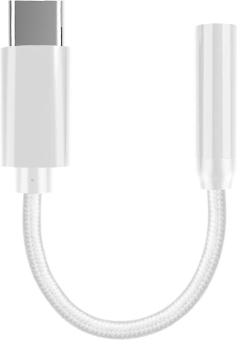 Immagine prodotto Fuj Tek USB-C to 3.5mm Audio Adapter, white (USB tipo C, Jack da 3.5mm)