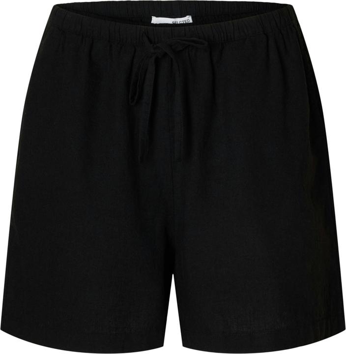 Image du produit Selected Femme Mid Waist Shorts aus Leinengemisch (38)