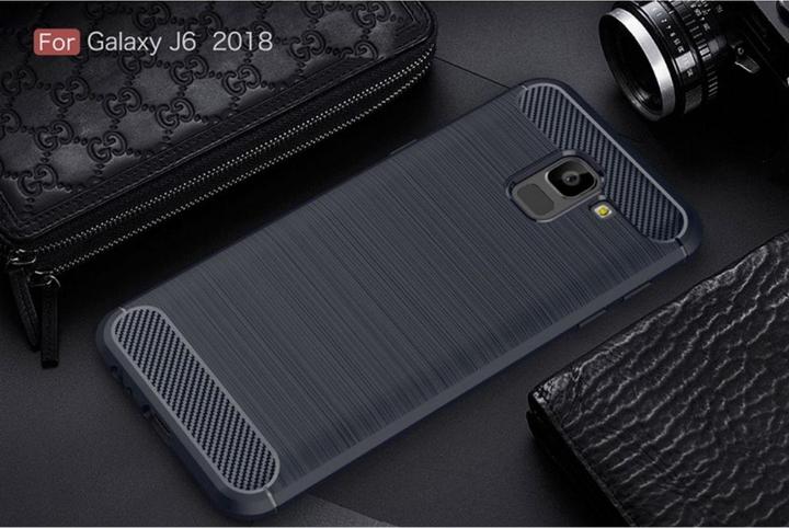 Actual product image König Design Mobile Phone Cover for Samsung Galaxy J6 Protective Case Backcover Bumper Cases Frame Blue (Samsung Galaxy J6)