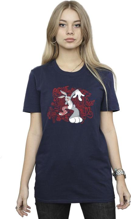 Image du produit Looney Tunes - T-shirt ACME DOODLES BUGS BUNNY - Femme (XXL)