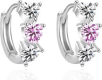 Agato - Delicate silver hoop earrings AGT-E061KP (Silber aus der Schweiz und Deutschland und Österreich)