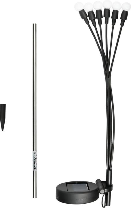 Immagine prodotto Benson Garden Lampada da giardino solare 6 sfere flessibili (IP44)