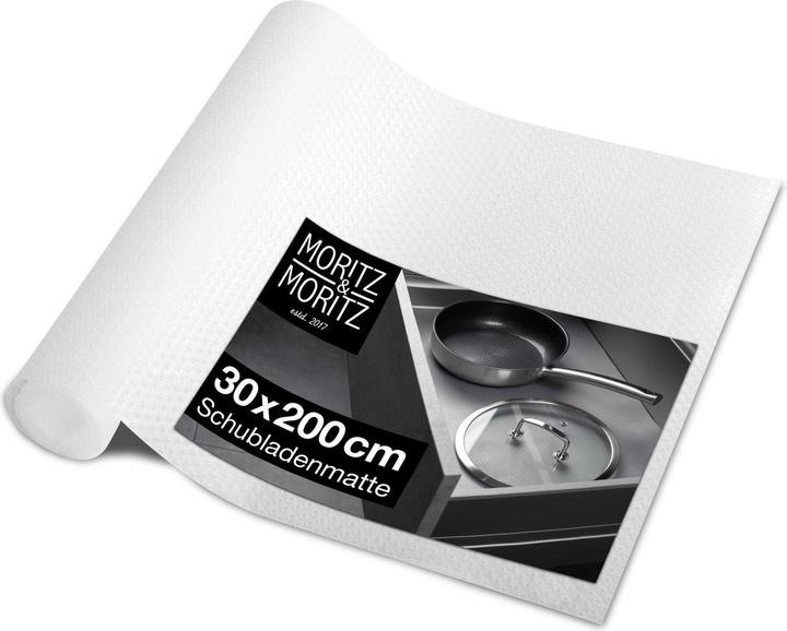 Immagine prodotto Moritz & Moritz tappetino trasparente per cassetti largo 30 cm - tappetino antiscivolo per cassetti 30x200 cm