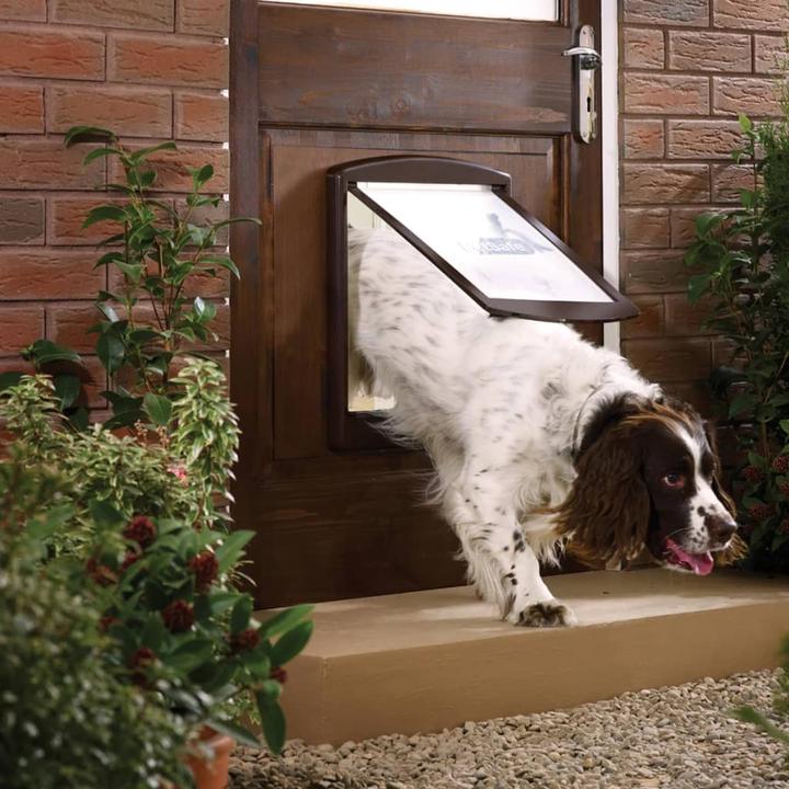 Produktbild PetSafe Hundeklappe Staywell 775 2-Weg-Funktion, gross, braun (Manuelle Katzenklappe)