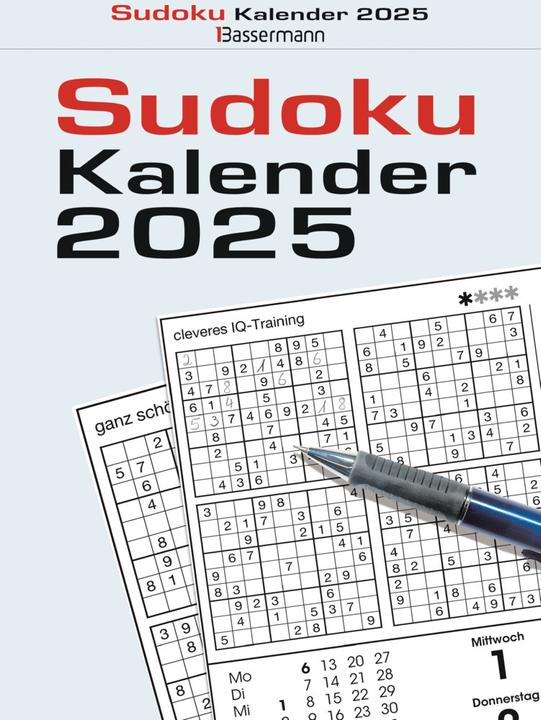 Produktbild Sudokukalender 2025. Der beliebte Abreisskalender mit 800 Zahlenrätseln (Deutsch)