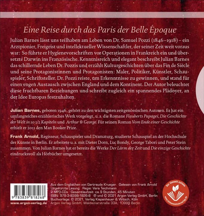 Produktbild Der Mann im roten Rock (Julian Barnes, Deutsch)