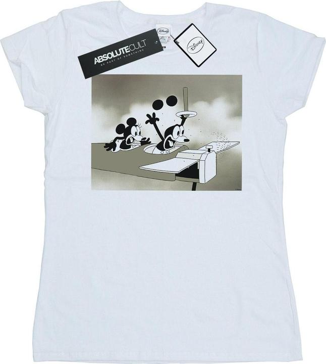 Immagine prodotto Disney Mickey Mouse Crazy Pilot Maglietta Donna (XXL)
