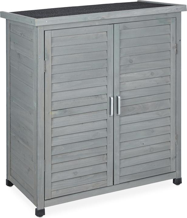 Actual product image Relaxdays Garden cabinet