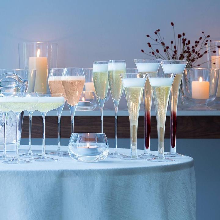 Immagine prodotto LSA Bicchiere da vino Prosecco 250ml - trasparente x 2 (25 cl, 2 Occhiali, Bicchieri da champagne)