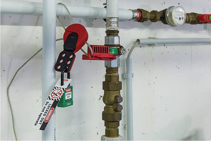 Produktbild Abus Kugelhahn-Verriegelung V500 + C506 Safelex 2m