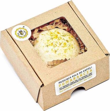 Image du produit Miodowa Mydlarnia Boule de bain pétillante orange 80g