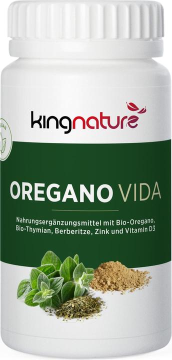 Kingnature Oregano Vida Kapsel 614 mg (60 Piece, Capsules, 75 g)