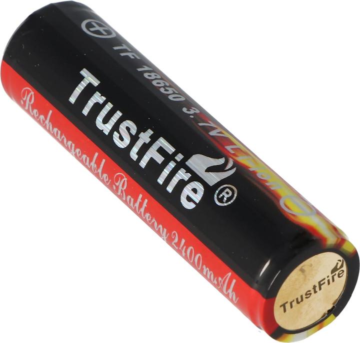 Image du produit Trustfire Batterie 18650 protégée (1 pcs, 18650, 2400 mAh)