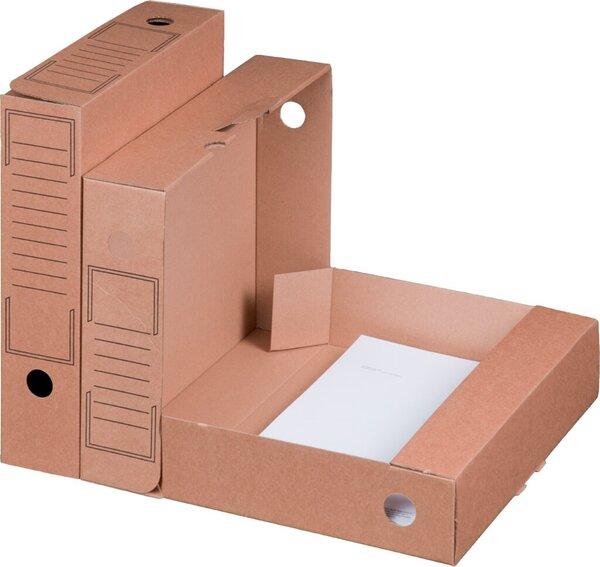 Produktbild Smartboxpro Archiv-Ablagebox, Innenmass: 252 x 70 x 317 mm, Aussenmass: 365 x 75 x 324 mm, braun