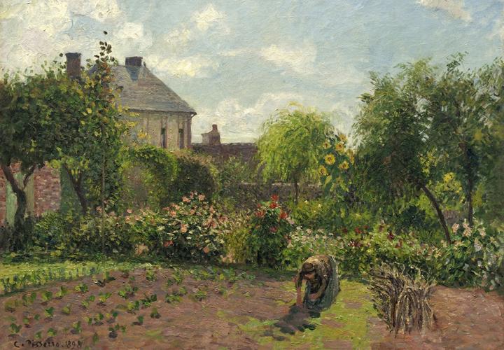 Actual product image Grafika Kids Camille Pissarro: The Artist's Garden at Eragny, 1898 (12 pieces)