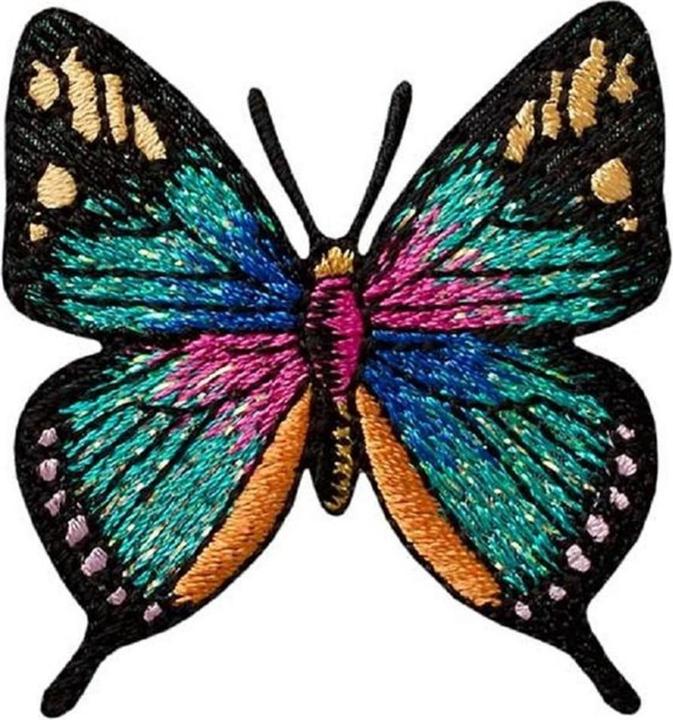 Mono Quick Schmetterling Türkis Glitzer (1 x)