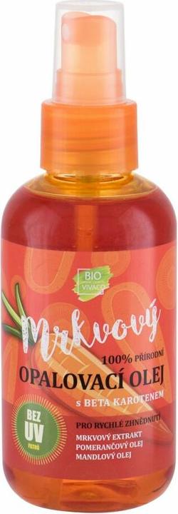 Immagine prodotto Vivapharm Vivaco S.R.O. - Olio abbronzante 100% naturale con estratto di carota Spf 0 (Olio abbronzatura)