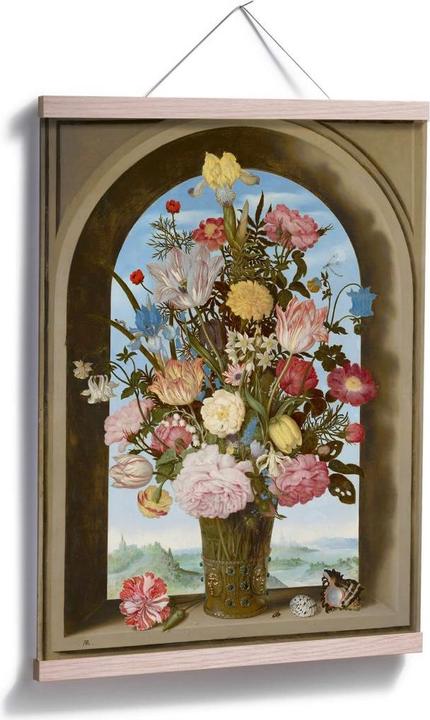 Actual product image Trenddeko Flower vase in a window niche (100 x 120 cm)