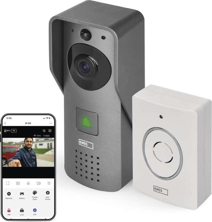 Actual product image Emos GoSmart videozvonek IP-09C