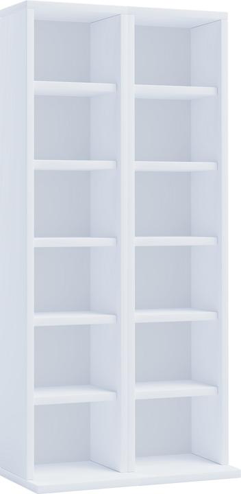 Produktbild VCM Holz CD DVD Stand Regal Milano (42 x 20 x 92 cm)