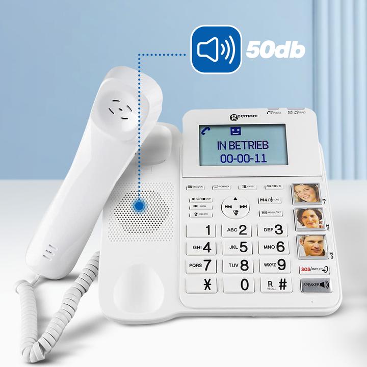 Image du produit Geemarc Téléphone filaire pour seniors CL595