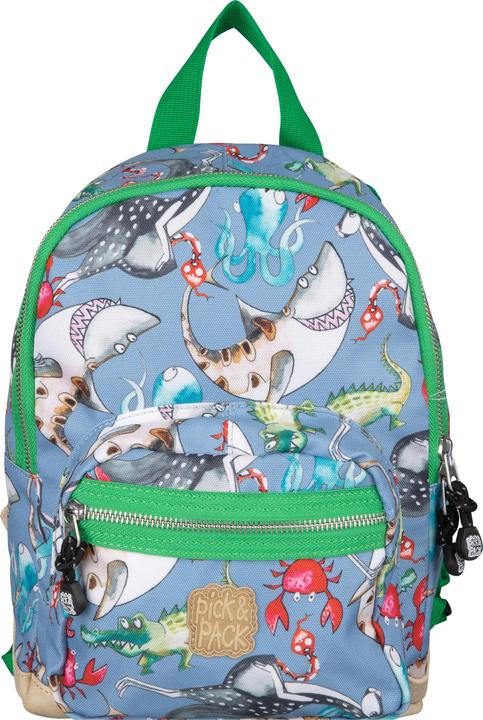 Pick & Pack Mix Animal Backpack (22 x 31 x 11 cm) - Cloud grey