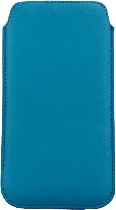 Produktbild König Design Handyhülle Tasche Slide Hülle Hellblau (Apple iPhone 6 Plus)