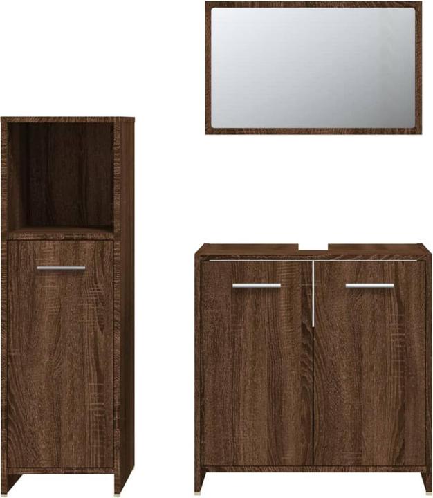 Actual product image VidaXL 3-tlg. Badmöbel-Set