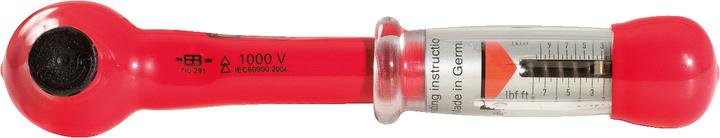 Actual product image KS Tools Mini torque wrench with protective insulation+changeover ratchet, 1/2", 5-25 Nm (1/2", 5 Nm, 25 Nm)