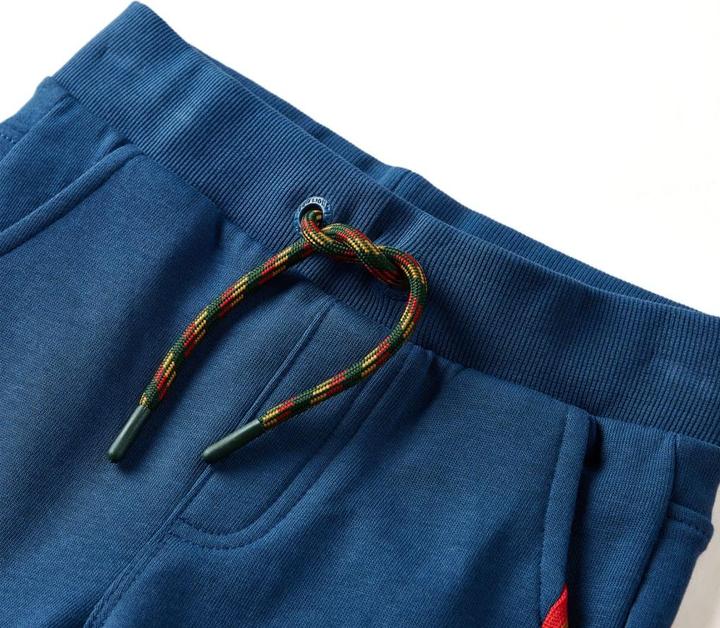 Image du produit VidaXL Pantalon de survêtement enfant bleu 116,Composition : 50 % coton. 50 (116)