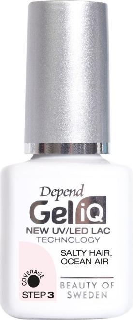 Produktbild Depend Gel Iq Salty Hair, Ocean Air (Schwarz, Gel-Effekt Nagellack)