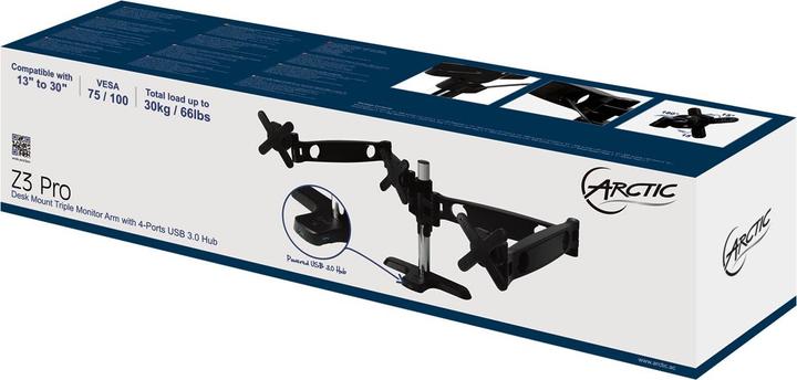 Actual product image Arctic Z3 Pro with USB 3.0 hub (Table, 29")