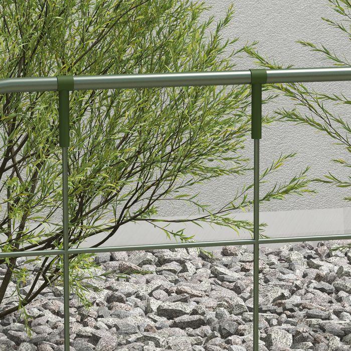 Produktbild Swisshandel24 6er-Set Rankhilfe, Stahl Pflanzenhalter & Rankgitter, Grün (40 cm)