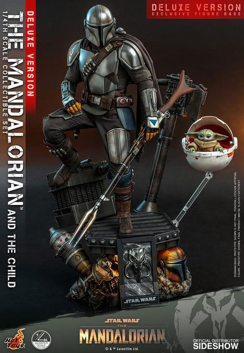 Produktbild Hot Toys Star Wars – The Mandalorian “The Mandalorian & The Child” Deluxe 1/4 Actionfiguren