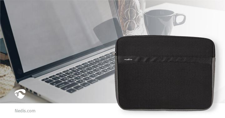 Produktbild Nedis Notebook-Tasche- 15-16"- Neopren- Anthrazit Schwarz- 22 mm- 277- 380 (16", Universal)