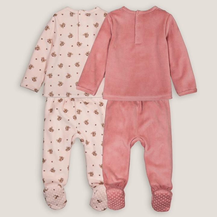 Actual product image La Redoute Collections 2 Pack Velvet Pyjamas (74)