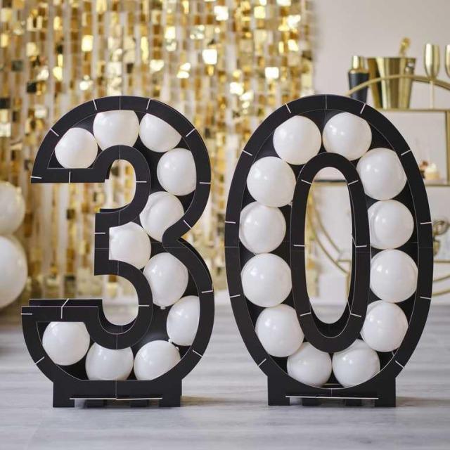 Image du produit Ginger Ray Support de ballons Mosaïque "30 ans
