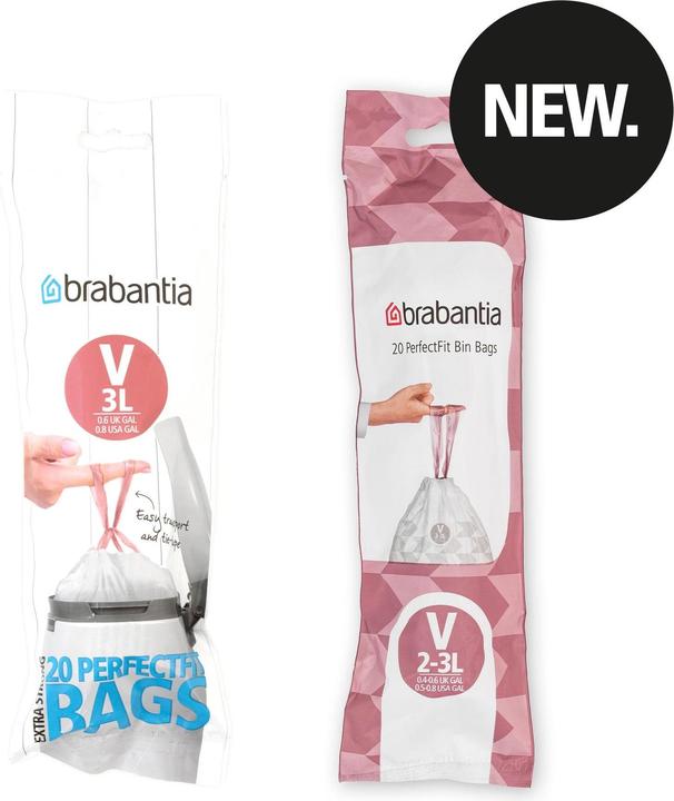 Produktbild Brabantia PerfectFit Kehrichtsack V 3 Liter (20 x, 3 l)
