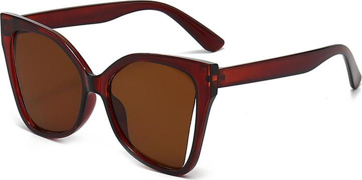 Produktbild Techsuit - Sunglasses (5335) - for Women with PC Frame and Lens, Butterfly Shape - Brown