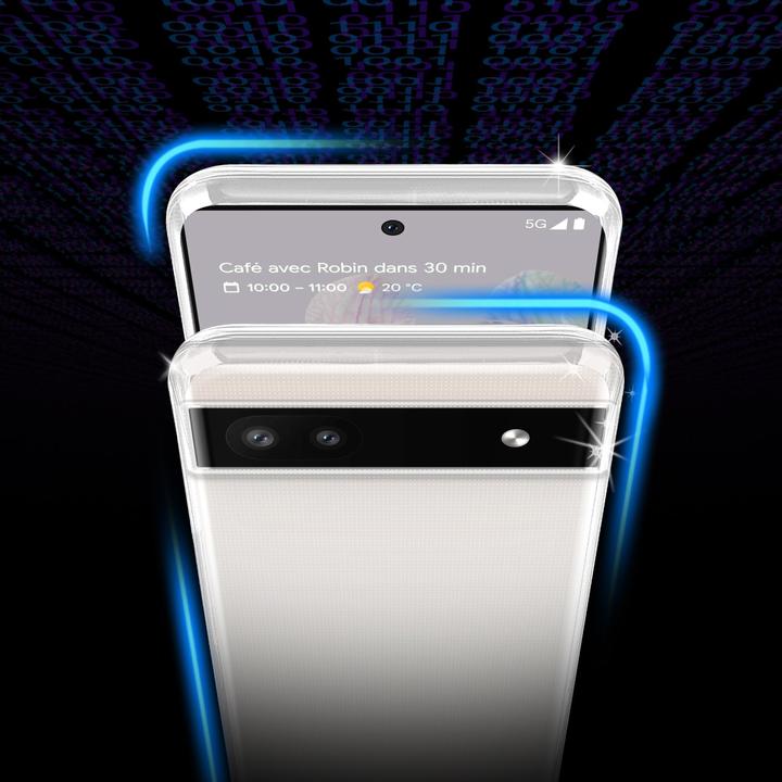 Actual product image Cadorabo TPU Ultra Slim AIR Case for Google PIXEL 6A (Google Pixel 6a)
