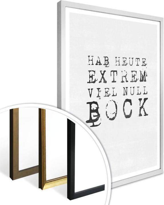 Image du produit Trenddeko J'ai vraiment la flemme aujourd'hui (60 x 80 cm)