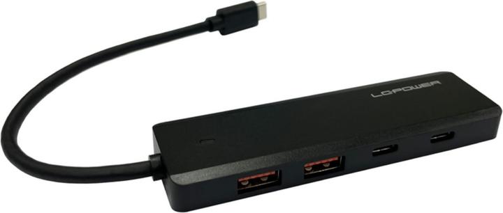 Produktbild LC-Power LC-HUB-U3-4-C 2xUSBA 1XUSB-C Black retail (USB-C, 4 Ports)
