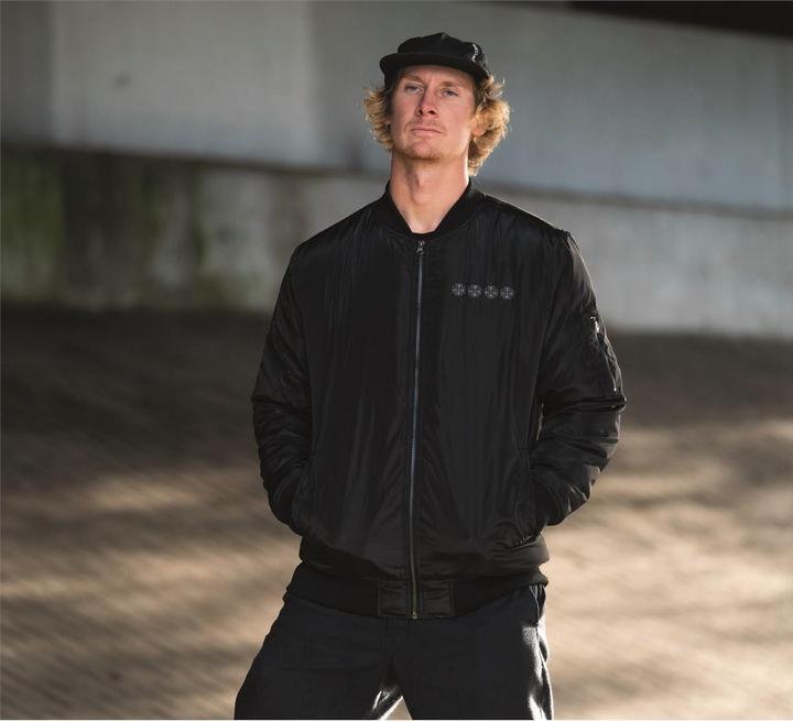 Actual product image Independent Chain Cross Bomber Jacket (M)