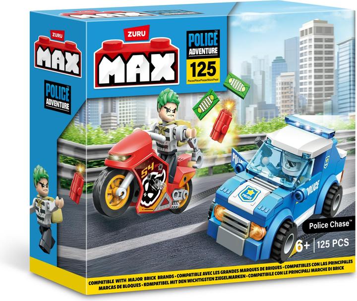 Zuru Max City police car 125-piece